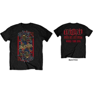Anthrax - Evil King World Tour 2018 Uni Bl    i gruppen MERCH / T-Shirt / Rockoff_Nya April24 hos Bengans Skivbutik AB (5526174r)
