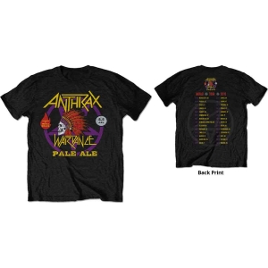 Anthrax - Wardance Pale Ale World Tour 2018 Uni Bl i gruppen MERCH / T-Shirt / Rockoff_Nya April24 hos Bengans Skivbutik AB (5526175r)