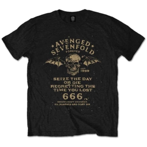Avenged Sevenfold - Seize The Day Uni Bl  1 i gruppen MERCHANDISE / T-shirt / Hårdrock hos Bengans Skivbutik AB (5526299)