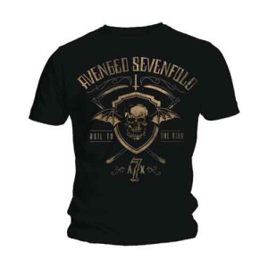 Avenged Sevenfold - Shield & Sickle Uni Bl  2 i gruppen MERCHANDISE / T-shirt / Hårdrock hos Bengans Skivbutik AB (5526356)