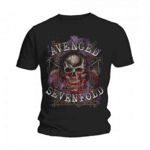 Avenged Sevenfold - Bloody Trellis Uni Bl    i gruppen MERCH / T-Shirt / Rockoff_Nya April24 hos Bengans Skivbutik AB (5526481r)