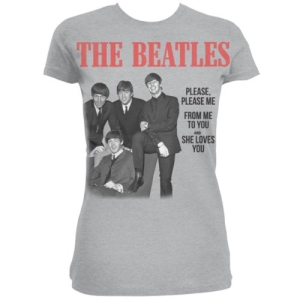 The Beatles - Please Please Me Lady Grey    i gruppen MERCHANDISE / T-shirt / Pop-Rock hos Bengans Skivbutik AB (5527343)