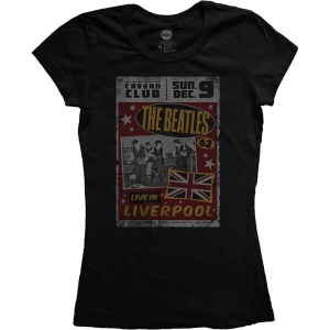 The Beatles - Live In Liverpool Lady Bl    i gruppen MERCH / T-Shirt / Rockoff_Nya April24 hos Bengans Skivbutik AB (5527386r)