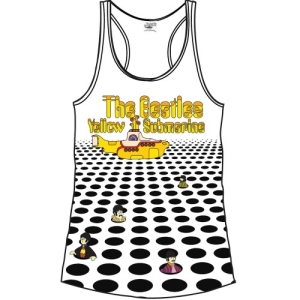 The Beatles - Sea Of Holes & Logo Lady Wht Vest:  i gruppen MERCH / T-Shirt / Rockoff_Nya April24 hos Bengans Skivbutik AB (5527404r)