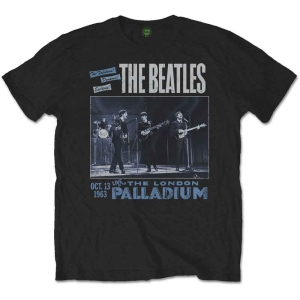 The Beatles - 1963 Palladium Uni Bl    i gruppen MERCH / T-Shirt / Rockoff_Nya April24 hos Bengans Skivbutik AB (5527411r)