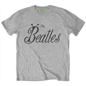 The Beatles - Bug Logo Uni Grey    i gruppen MERCH / T-Shirt / Rockoff_Nya April24 hos Bengans Skivbutik AB (5527413r)