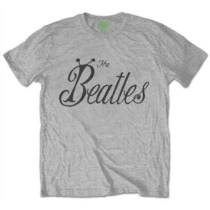 The Beatles - Bug Logo Uni Grey    i gruppen MERCHANDISE / T-shirt / Pop-Rock hos Bengans Skivbutik AB (5527413r)
