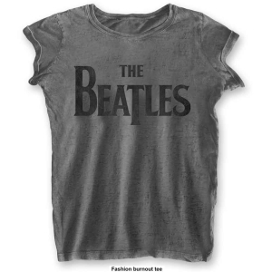 The Beatles - Drop T Bo Lady Char    i gruppen MERCH / T-Shirt / Rockoff_Nya April24 hos Bengans Skivbutik AB (5527421r)