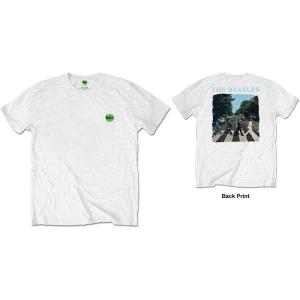 The Beatles - F&B Packaged Abbey Road & Logo Uni Wht   i gruppen MERCH / T-Shirt / Rockoff_Nya April24 hos Bengans Skivbutik AB (5527425r)