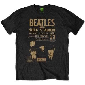 The Beatles - Shea '66 Uni Bl Eco    i gruppen MERCH / T-Shirt / Rockoff_Nya April24 hos Bengans Skivbutik AB (5527430r)
