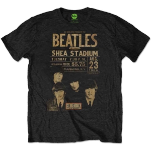 The Beatles - Shea '66 Uni Bl Eco    i gruppen MERCHANDISE / T-shirt / Pop-Rock hos Bengans Skivbutik AB (5527430r)