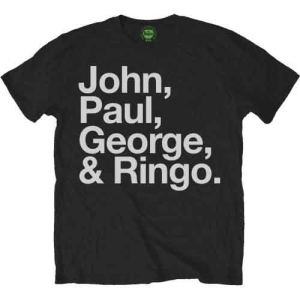 The Beatles - John Paul George & Ringo Uni Bl    i gruppen MERCH / T-Shirt / Rockoff_Nya April24 hos Bengans Skivbutik AB (5527434r)