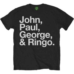 The Beatles - John Paul George & Ringo Uni Bl    i gruppen MERCHANDISE / T-shirt / Pop-Rock hos Bengans Skivbutik AB (5527434r)