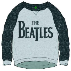 The Beatles - Drop T Logo Lady Grey/Char Sw   i gruppen MERCHANDISE / T-shirt / Pop-Rock hos Bengans Skivbutik AB (5527452r)