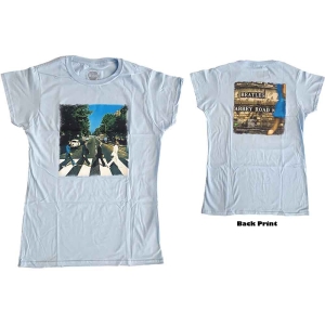 The Beatles - Vtge Abbey Road Lady Lht Blue    i gruppen MERCH / T-Shirt / Rockoff_Nya April24 hos Bengans Skivbutik AB (5527466r)