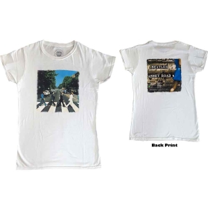 The Beatles - Vtge Abbey Road Lady Wht    i gruppen MERCH / T-Shirt / Rockoff_Nya April24 hos Bengans Skivbutik AB (5527467r)