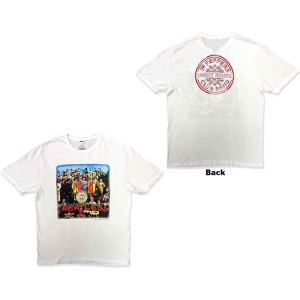 The Beatles - Vtge Sgt Pepper Uni Wht    i gruppen MERCHANDISE / T-shirt / Pop-Rock hos Bengans Skivbutik AB (5527482r)