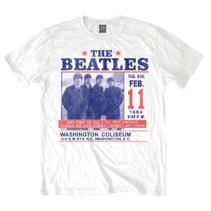 The Beatles - Washington Coliseum Uni Wht  2 i gruppen MERCHANDISE / T-shirt / Pop-Rock hos Bengans Skivbutik AB (5527548)