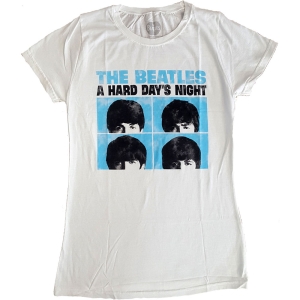 The Beatles - Hard Days Night Pastel Lady Wht  1 i gruppen MERCHANDISE / T-shirt / Pop-Rock hos Bengans Skivbutik AB (5527673)