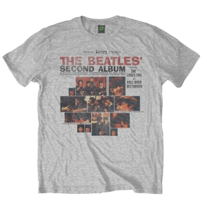 The Beatles - Second Album Uni Grey    i gruppen MERCH / T-Shirt / Rockoff_Nya April24 hos Bengans Skivbutik AB (5527773r)
