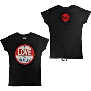 The Beatles - Vtge I Love The Beatles Lady Bl    i gruppen MERCHANDISE / T-shirt / Pop-Rock hos Bengans Skivbutik AB (5527775r)
