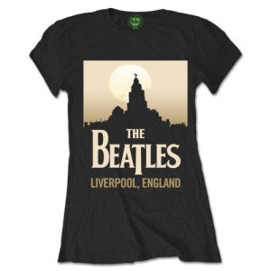 The Beatles - Liverpool England Lady Bl    i gruppen MERCH / T-Shirt / Rockoff_Nya April24 hos Bengans Skivbutik AB (5527778r)