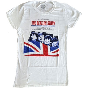 The Beatles - Beatles Story Lady Wht    i gruppen MERCH / T-Shirt / Rockoff_Nya April24 hos Bengans Skivbutik AB (5527780r)