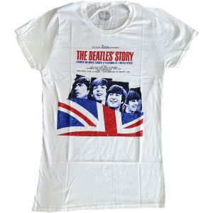 The Beatles - Beatles Story Lady Wht i gruppen MERCHANDISE / T-shirt / Pop-Rock hos Bengans Skivbutik AB (5527780r)