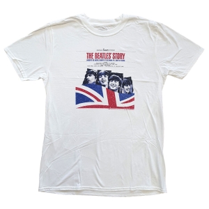 The Beatles - Beatles Story Uni Wht    i gruppen MERCH / T-Shirt / Rockoff_Nya April24 hos Bengans Skivbutik AB (5527781r)