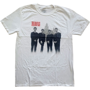 The Beatles - Beatles In Liverpool Uni Wht    i gruppen MERCHANDISE / T-shirt / Pop-Rock hos Bengans Skivbutik AB (5527783r)