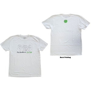 The Beatles - On Apple Uni Wht    i gruppen MERCHANDISE / T-shirt / Pop-Rock hos Bengans Skivbutik AB (5527787r)
