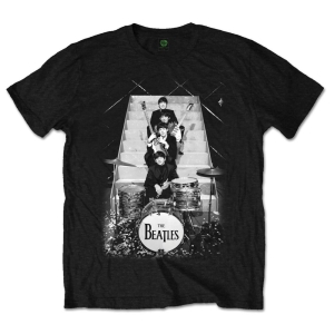 The Beatles - Stage Stairs Uni Bl    i gruppen MERCHANDISE / T-shirt / Pop-Rock hos Bengans Skivbutik AB (5527790r)