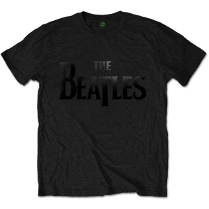 The Beatles - Drop T Logo Uni Bl    i gruppen MERCH / T-Shirt / Rockoff_Nya April24 hos Bengans Skivbutik AB (5527796r)
