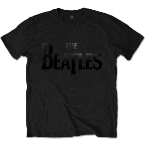 The Beatles - Drop T Logo Uni Bl    i gruppen MERCHANDISE / T-shirt / Pop-Rock hos Bengans Skivbutik AB (5527796r)