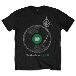 The Beatles - Apple Turntable Uni Bl    i gruppen MERCHANDISE / T-shirt / Pop-Rock hos Bengans Skivbutik AB (5527797r)
