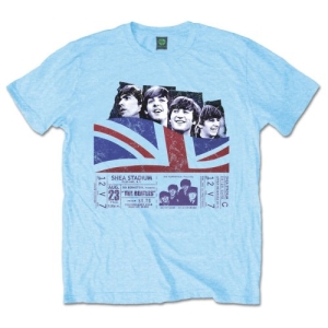 The Beatles - Shea Stadium Uni Lht Blue    i gruppen MERCHANDISE / T-shirt / Pop-Rock hos Bengans Skivbutik AB (5527800r)