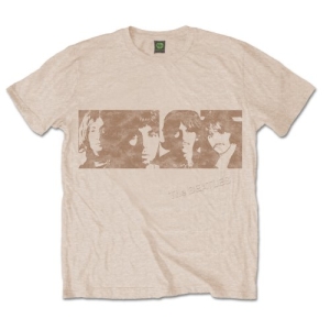 The Beatles - White Album Faces Uni Sand    i gruppen MERCH / T-Shirt / Rockoff_Nya April24 hos Bengans Skivbutik AB (5527801r)