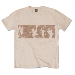 The Beatles - White Album Faces Uni Sand    i gruppen MERCHANDISE / T-shirt / Pop-Rock hos Bengans Skivbutik AB (5527801r)