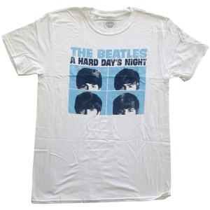 The Beatles - Hard Days Night Pastel Uni Wht  1 i gruppen MERCH / T-Shirt / Rockoff_Nya April24 hos Bengans Skivbutik AB (5527807r)