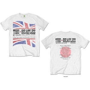 The Beatles - Budokan Set List Uni Wht    i gruppen MERCH / T-Shirt / Rockoff_Nya April24 hos Bengans Skivbutik AB (5527813r)