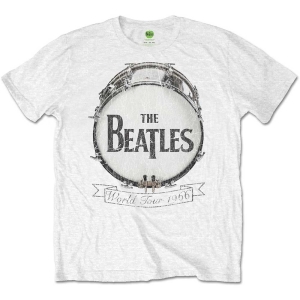 The Beatles - World Tour 1966 Uni Wht    i gruppen MERCHANDISE / T-shirt / Pop-Rock hos Bengans Skivbutik AB (5527814r)