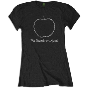 The Beatles - On Apple Diamante Lady Bl    i gruppen MERCH / T-Shirt / Rockoff_Nya April24 hos Bengans Skivbutik AB (5527825r)