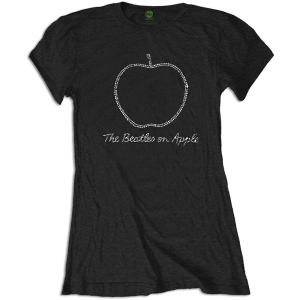 The Beatles - On Apple Diamante Lady Bl i gruppen MERCHANDISE / T-shirt / Pop-Rock hos Bengans Skivbutik AB (5527825r)