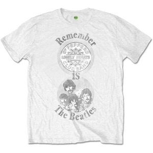 The Beatles - Remember Uni Wht    i gruppen MERCH / T-Shirt / Rockoff_Nya April24 hos Bengans Skivbutik AB (5528300r)
