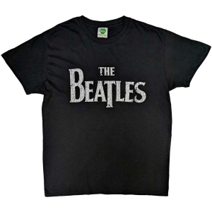 The Beatles - Vtge Drop T Logo Uni Bl    i gruppen MERCH / T-Shirt / Rockoff_Nya April24 hos Bengans Skivbutik AB (5528302r)