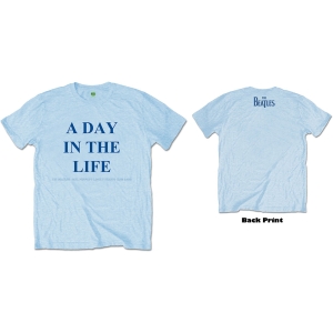 The Beatles - A Day In The Life Uni Blue    i gruppen MERCHANDISE / T-shirt / Pop-Rock hos Bengans Skivbutik AB (5528315r)