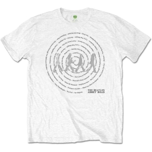 The Beatles - Abbey Road Songs Swirl Uni Wht    i gruppen MERCHANDISE / T-shirt / Pop-Rock hos Bengans Skivbutik AB (5528321r)
