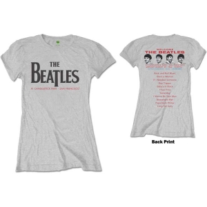 The Beatles - Candlestick Park Lady Grey    i gruppen MERCH / T-Shirt / Rockoff_Nya April24 hos Bengans Skivbutik AB (5528328r)