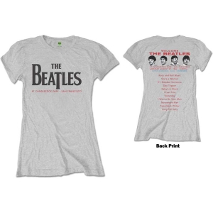 The Beatles - Candlestick Park Lady Grey i gruppen MERCHANDISE / T-shirt / Pop-Rock hos Bengans Skivbutik AB (5528328r)