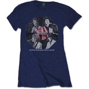The Beatles - Budokan Octagon Lady Navy    i gruppen MERCHANDISE / T-shirt / Pop-Rock hos Bengans Skivbutik AB (5528332r)